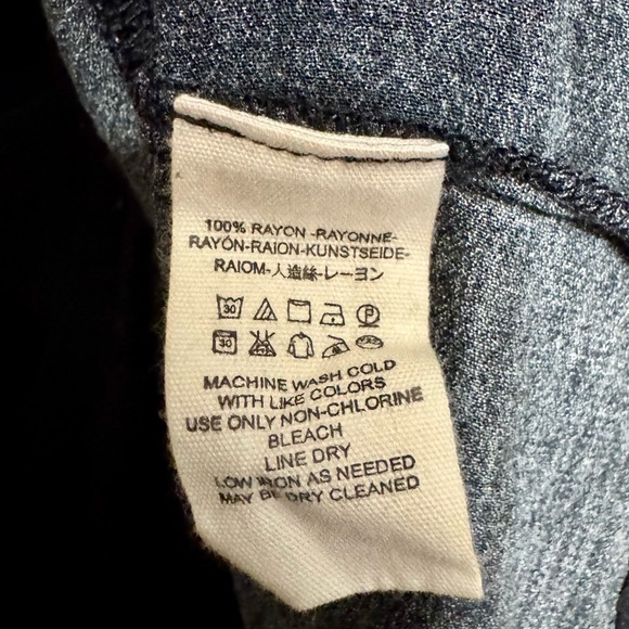 FREE PEOPLE Gemma Tunic Mini Dress Floral Print Tie Back Cutout Size Medium - Picture 10 of 10